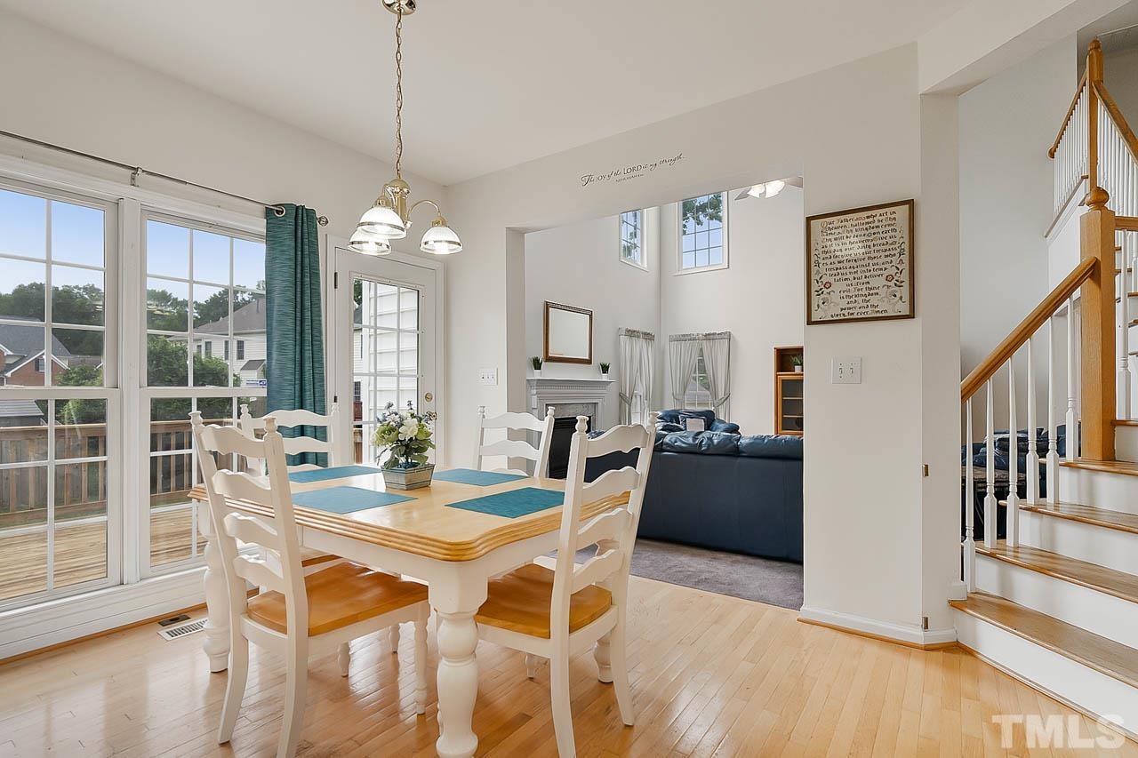 5906 Big Nance Drive Raleigh, NC 27616 - Photo 12 of 40 a dining room with furniture and window