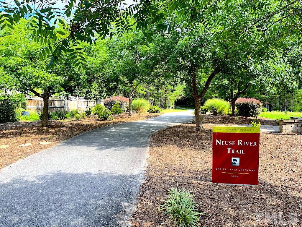 5906 Big Nance Drive Raleigh, NC 27616 - Photo 39 of 40 a sign board with parking space