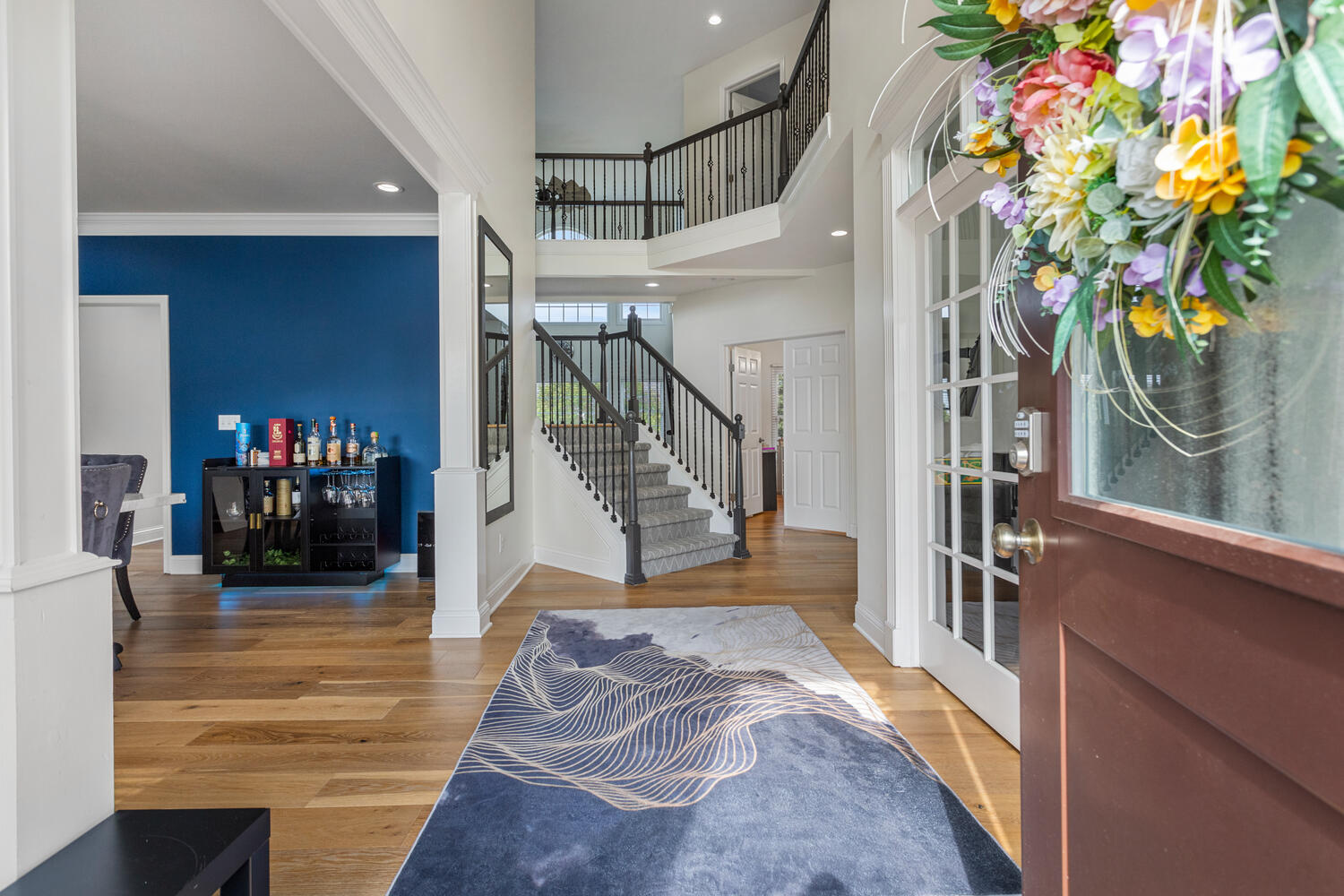 1621 English Oak Drive Champaign, IL 61822 - Photo 6 of 62 a view of entryway and hall with wooden floor