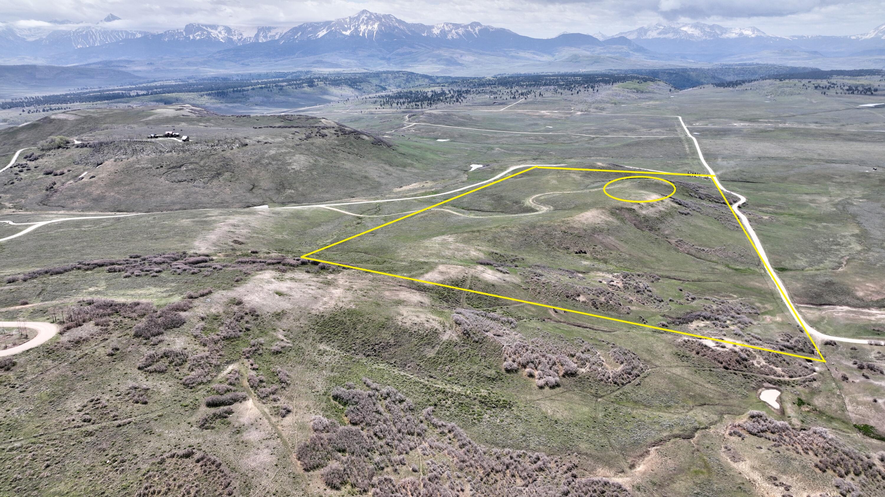 Tbd Tbd Ranch Road Montrose, CO 81403 - Photo 4 of 17 aerial with build area