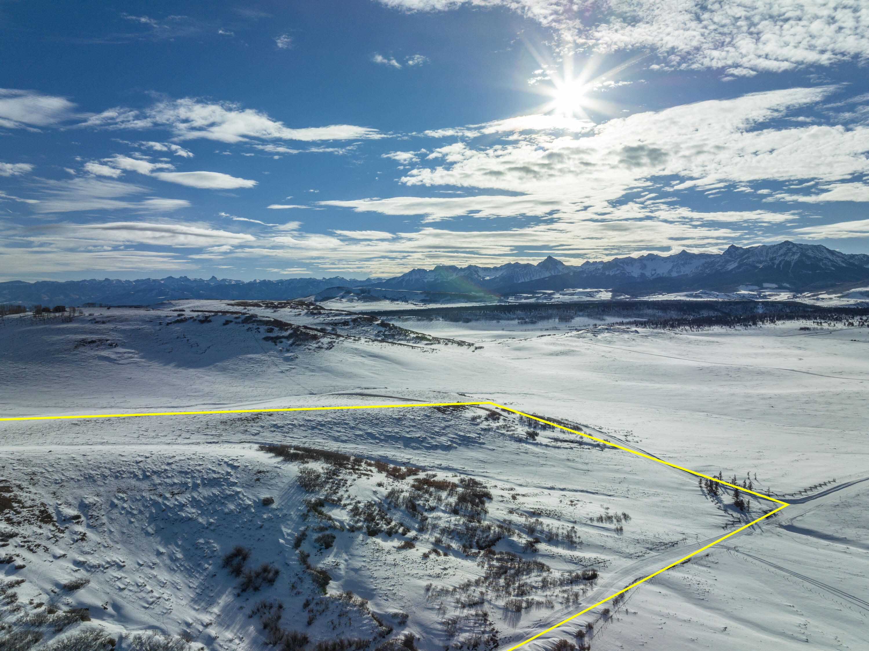 Tbd Tbd Ranch Road Montrose, CO 81403 - Photo 8 of 17 DroneLotEastLines copy