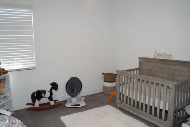 a view of a room with baby toys