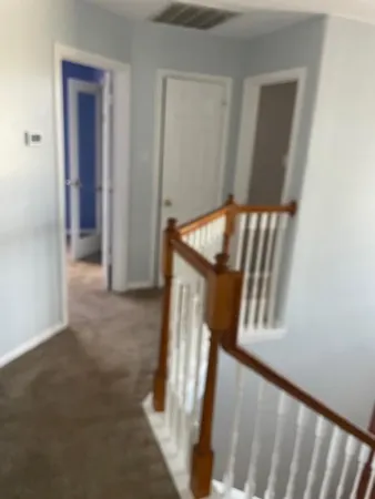 a view of an entryway with staircase