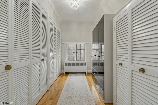 a view of a walk in closet