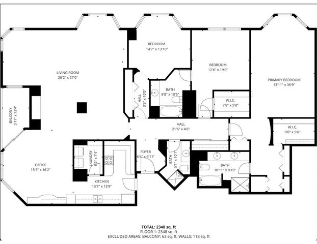 a picture of a floor plan