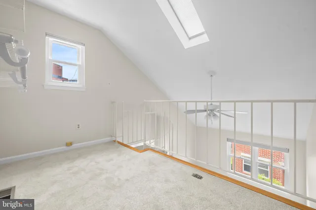 a view of an empty room