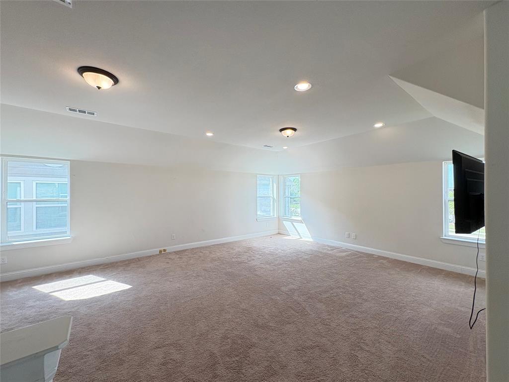 323 Butternut Way Irving, TX 75063 - Photo 20 of 32 an empty room with windows and fireplace