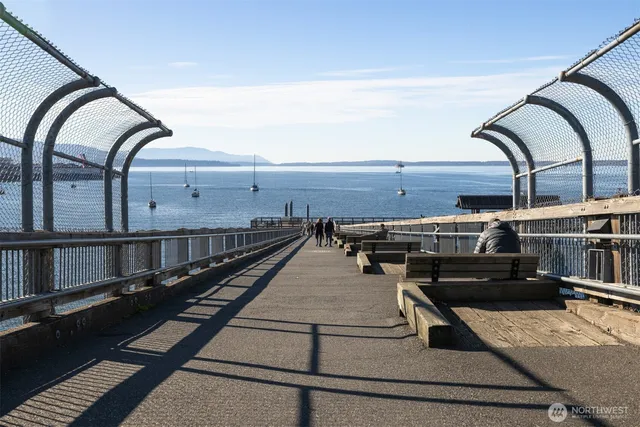 a view of a lake and outdoor space