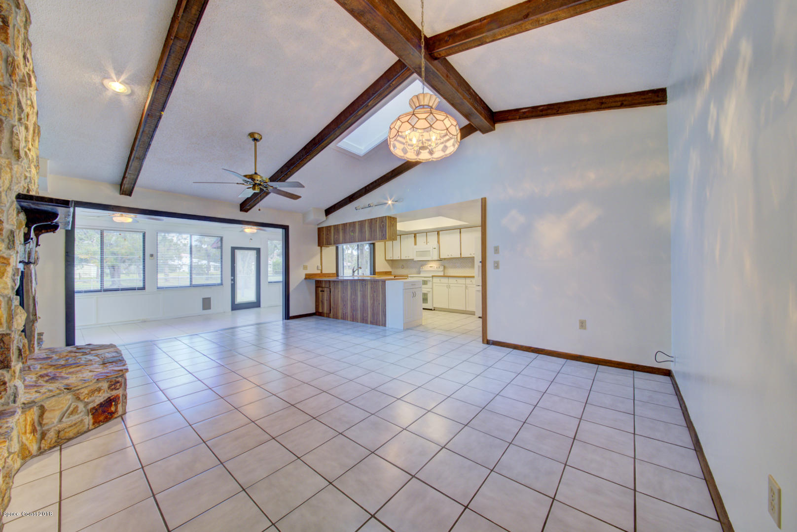 4660 Rector Road Cocoa, FL 32926 - Photo 12 of 56 dining area & family room off kitchen