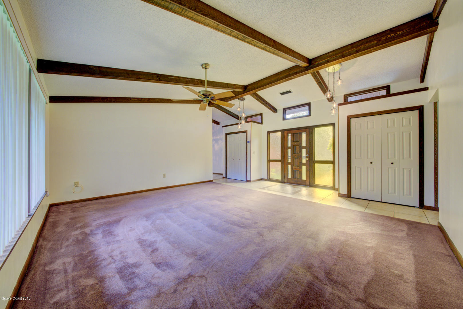 4660 Rector Road Cocoa, FL 32926 - Photo 23 of 56 living room with ceiling fan