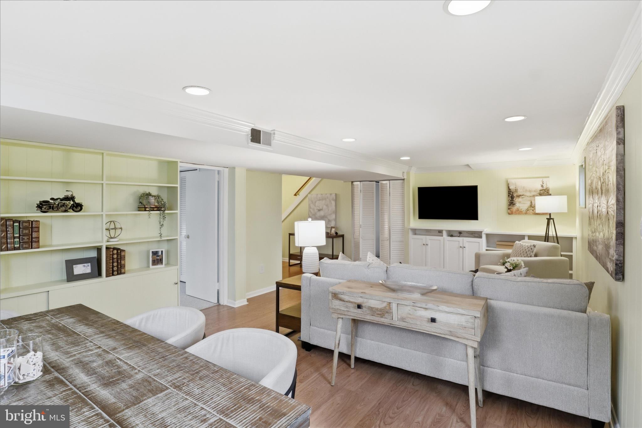 7921 Ellet Road Springfield, VA 22151 - Photo 25 of 44 Recreation Room with Doors to Laundry/Utility