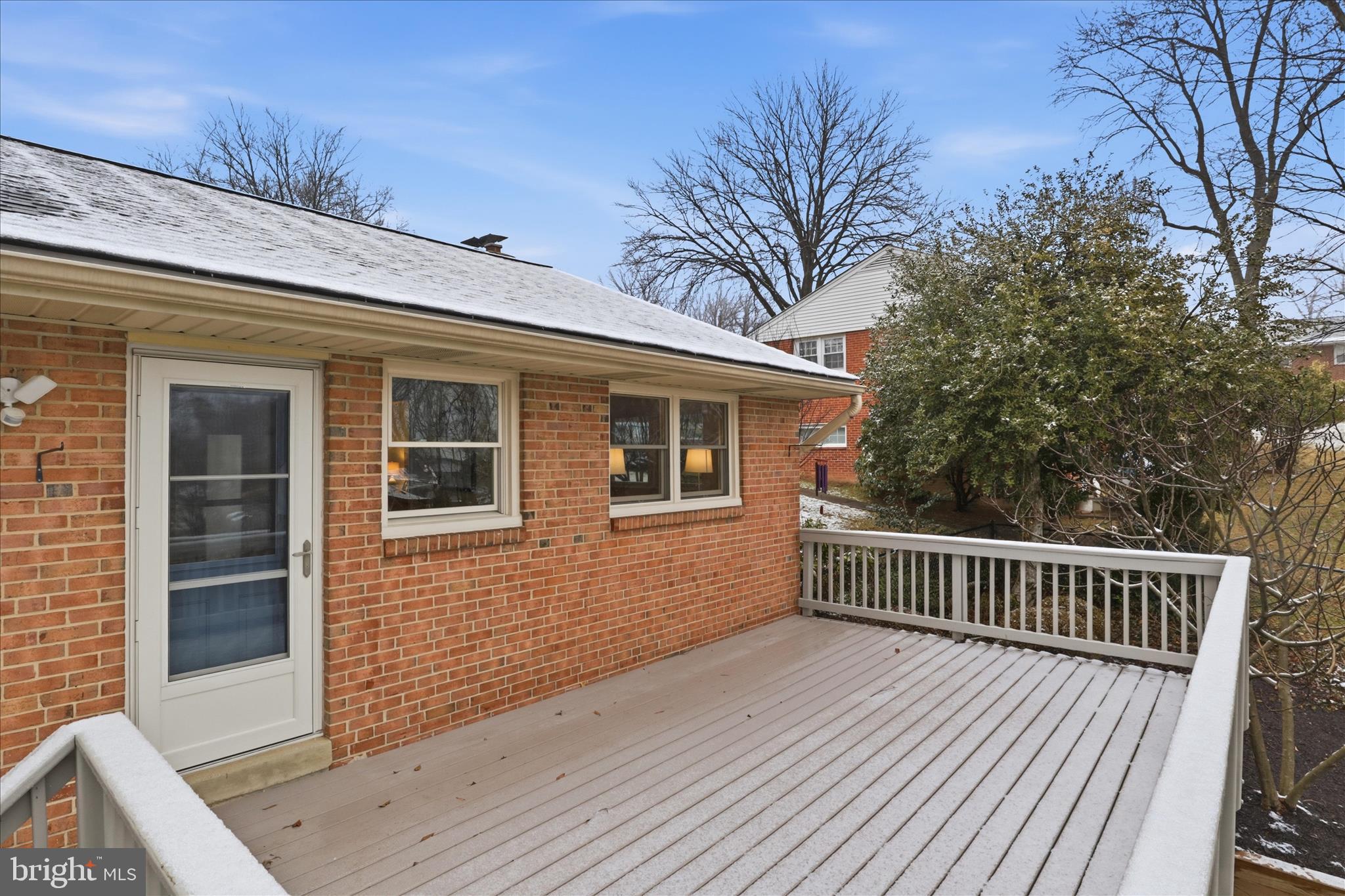 7921 Ellet Road Springfield, VA 22151 - Photo 34 of 44 Large Deck and Access to Kitchen