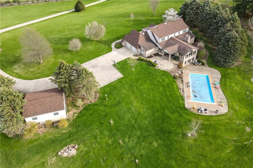 61 Meyers Road Washington, PA 15301 - Photo 20 of 23 an aerial view of a house with pool swimming pool and outdoor seating