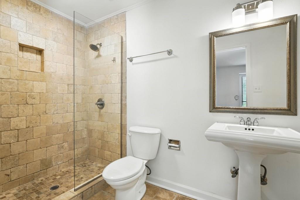 217 Tuxworth Circle Decatur, GA 30033 - Photo 23 of 38 a bathroom with a sink toilet and shower