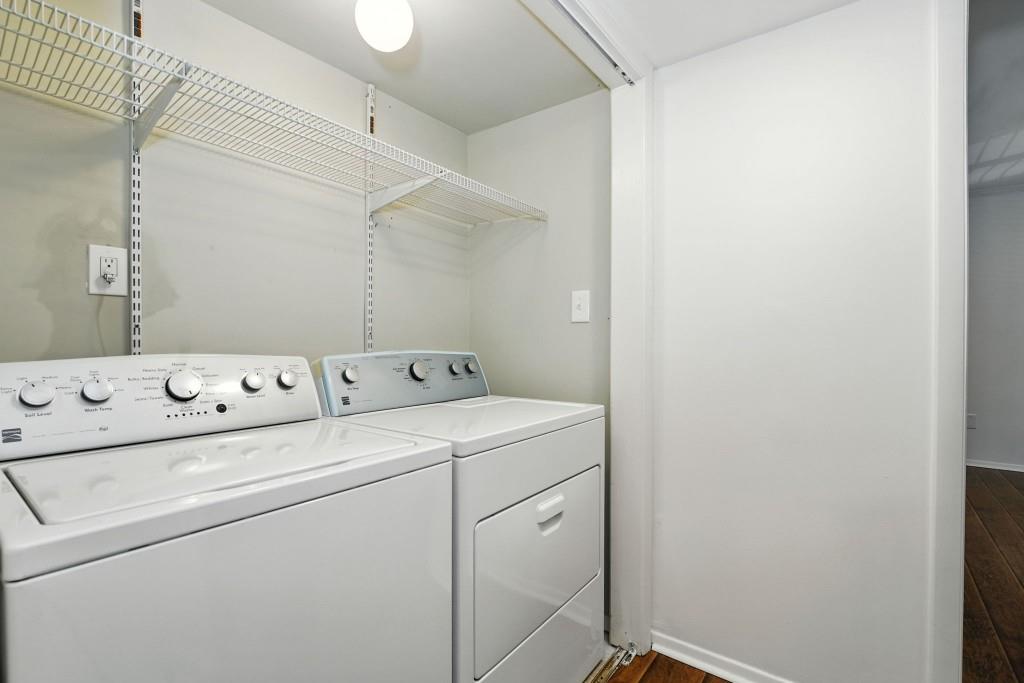 217 Tuxworth Circle Decatur, GA 30033 - Photo 29 of 38 a utility room with dryer and washer