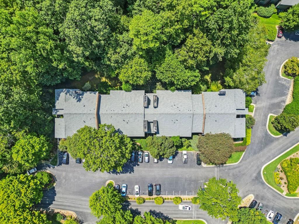 217 Tuxworth Circle Decatur, GA 30033 - Photo 31 of 38 aerial view of a house with a yard and garden