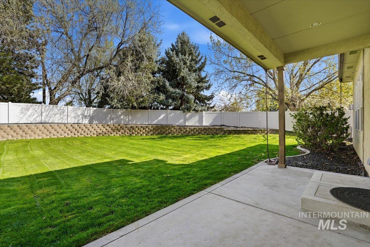 342 North Clearpoint Way Eagle, ID 83616 - Photo 42 of 50 Fenced backyard with a patio area