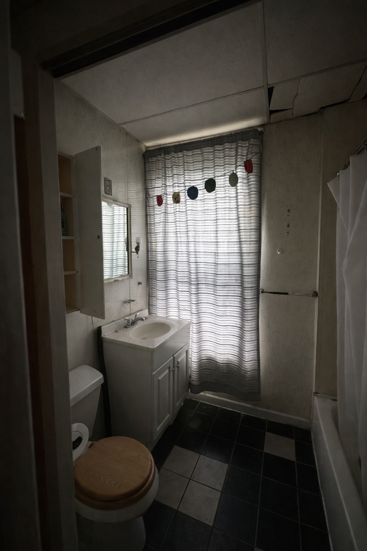 218 South Ida Street Lacon, IL 61540 - Photo 4 of 8 a bathroom with a sink toilet and shower