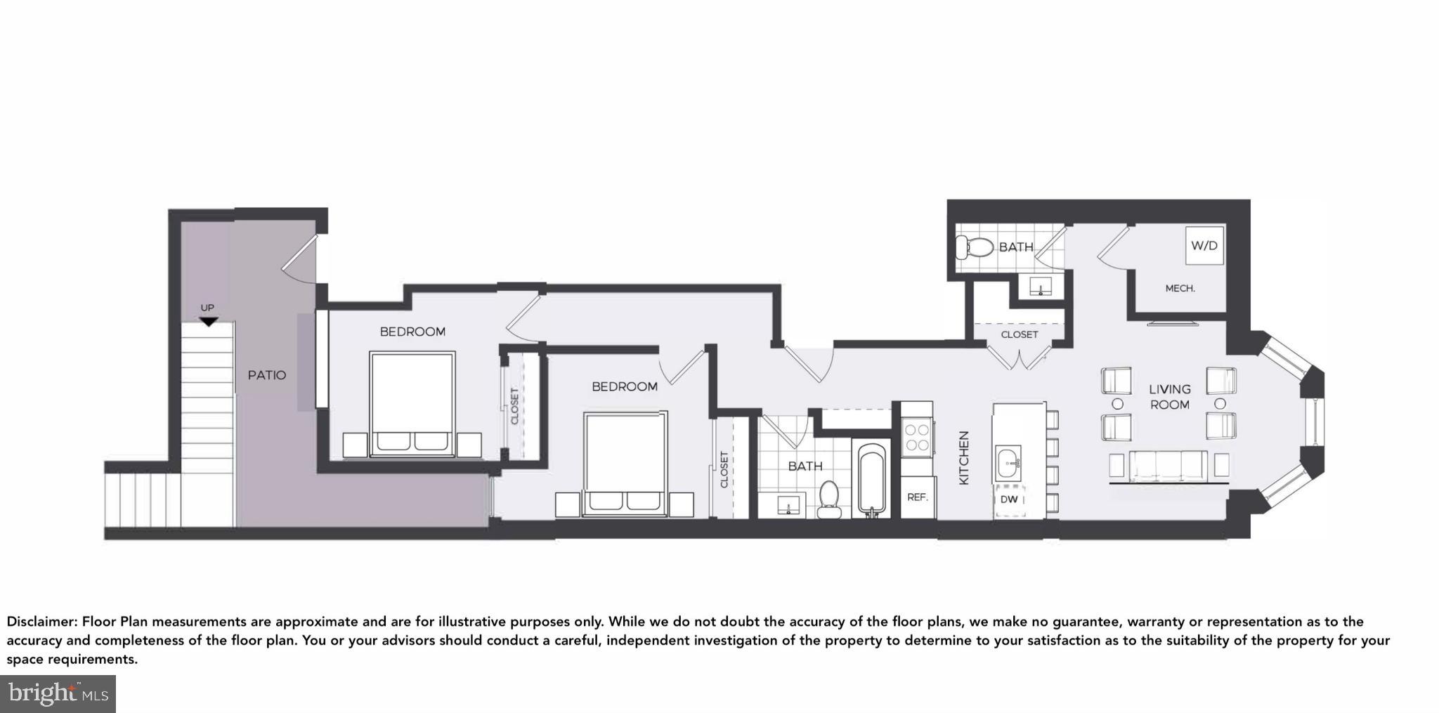 1316 8th Street Northwest, Unit 1 Washington, DC 20001 - Photo 25 of 25 Floor plan