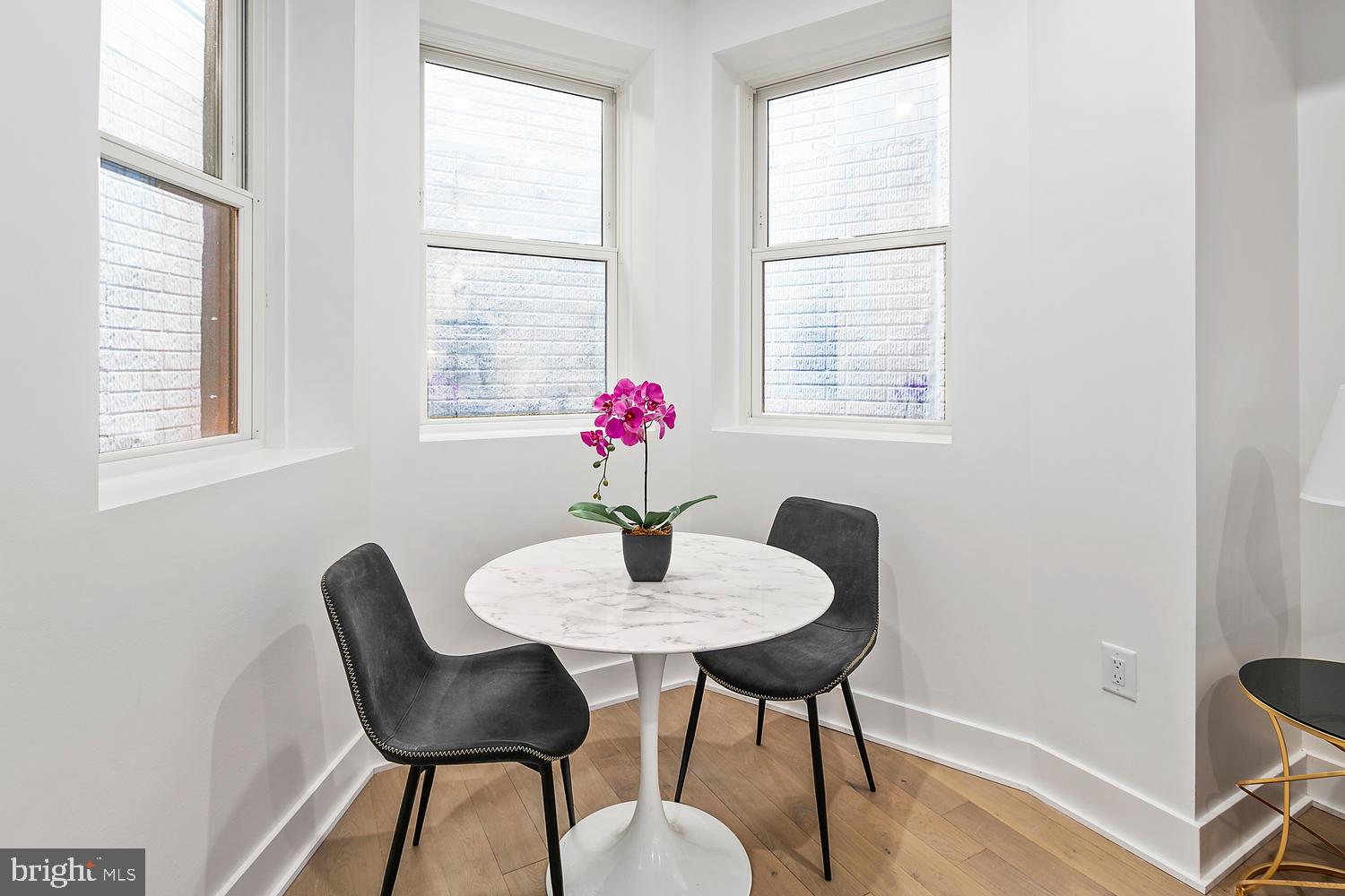 1316 8th Street Northwest, Unit 1 Washington, DC 20001 - Photo 7 of 25 Dining area in bay window