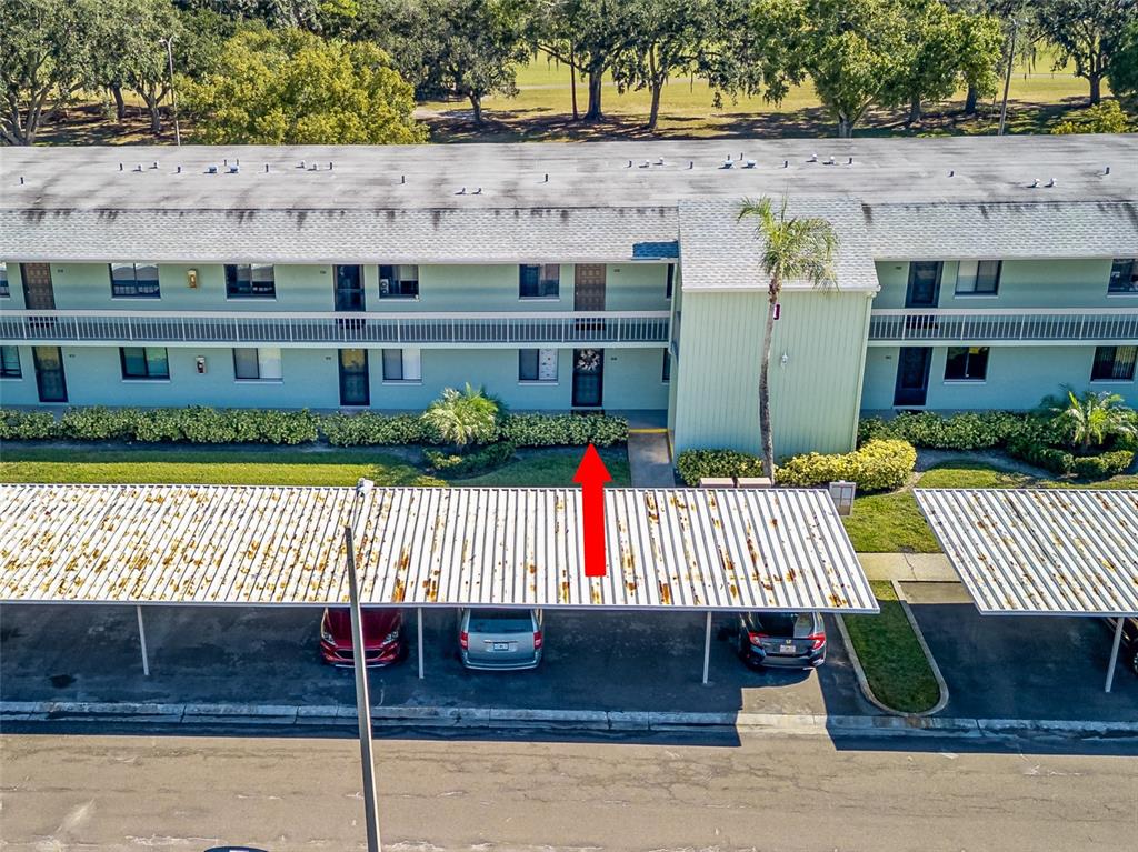 120 Caryl Way Oldsmar, FL 34677 - Photo 22 of 25 a view of a brick house with a bench in patio