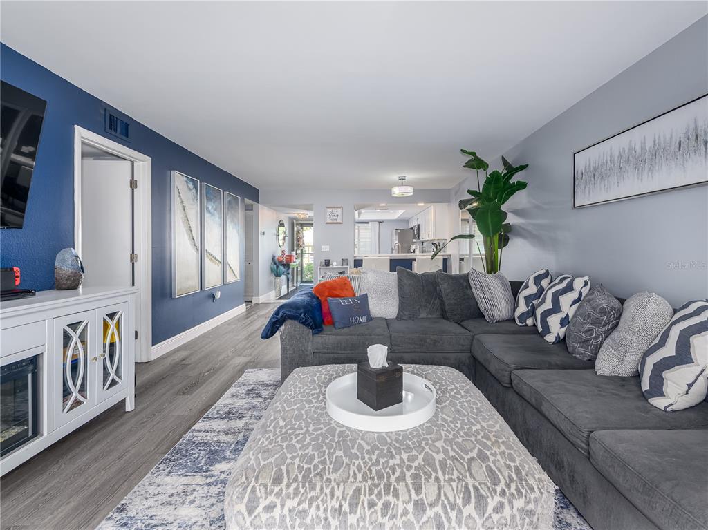 120 Caryl Way Oldsmar, FL 34677 - Photo 8 of 25 a living room with furniture and a wooden floor