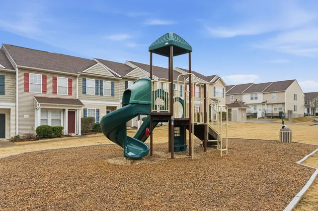 a house view with a garden space