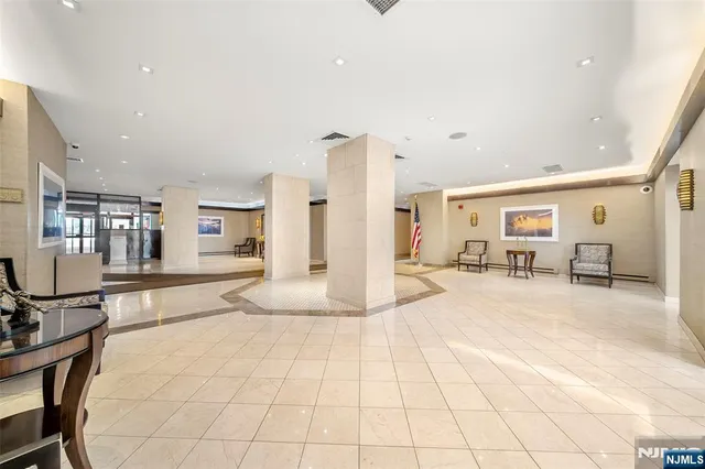 a view of a lake with a house