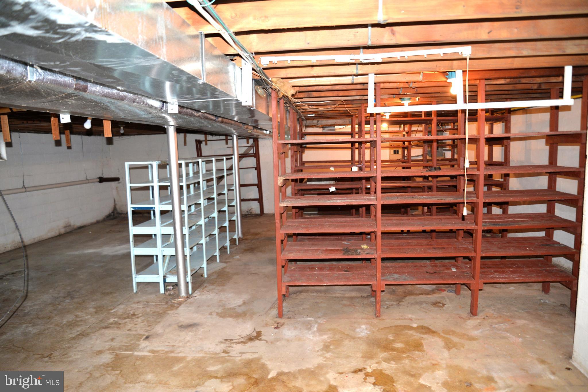 208 Faggs Manor Road Cochranville, PA 19330 - Photo 34 of 35 Spacious basement with ample shelving.