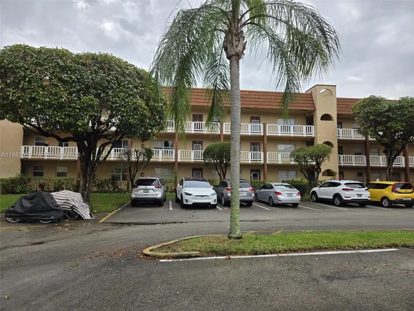 a view of a lake with a yard