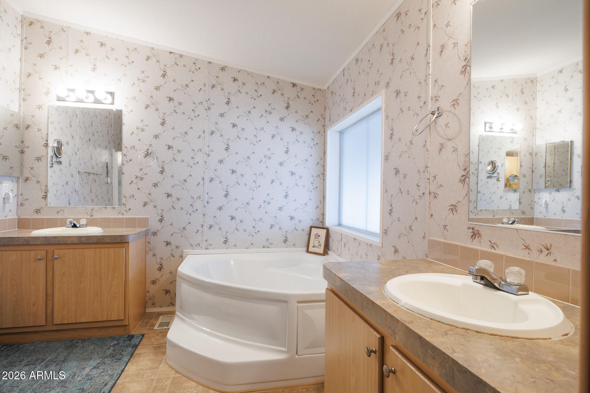 7312 North Reed Road Florence, AZ 85132 - Photo 21 of 66 a bathroom with a granite countertop sink toilet and shower