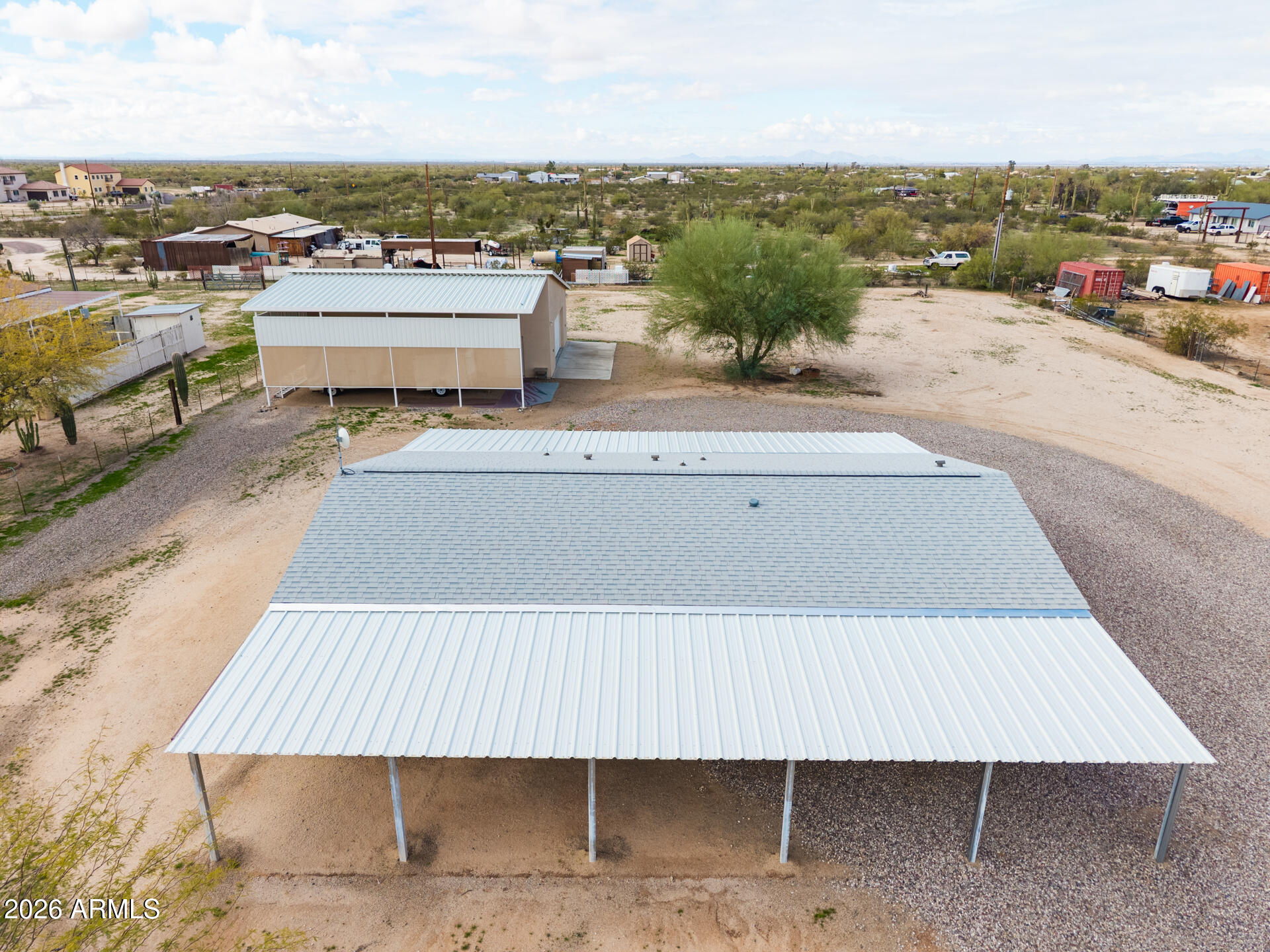 7312 North Reed Road Florence, AZ 85132 - Photo 46 of 66 7312 N Reed - UAS House Roof West