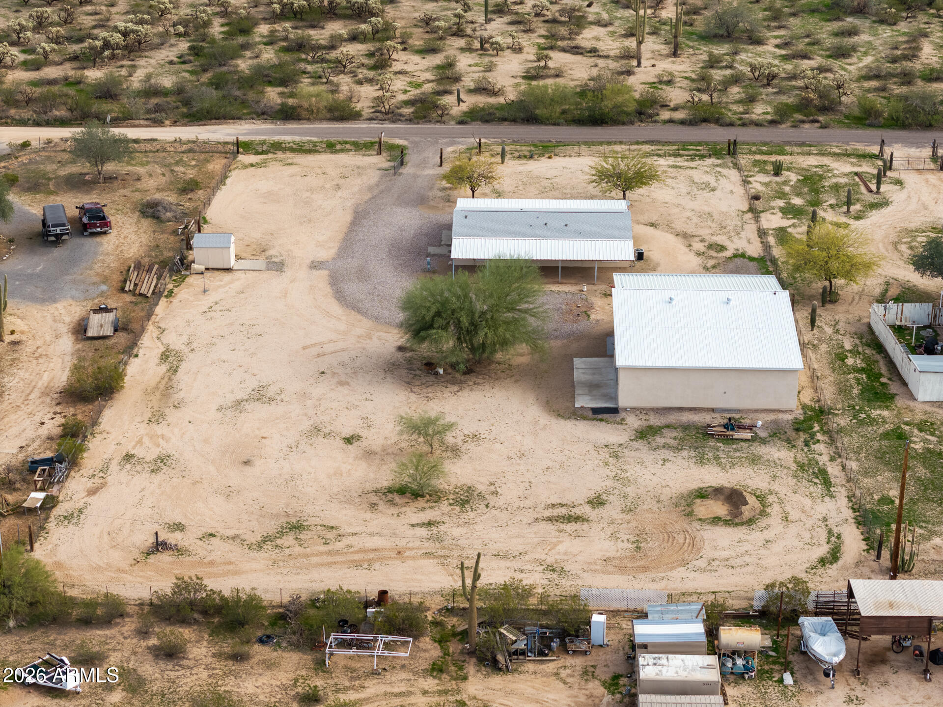 7312 North Reed Road Florence, AZ 85132 - Photo 5 of 66 an aerial view of a houses with outdoor space