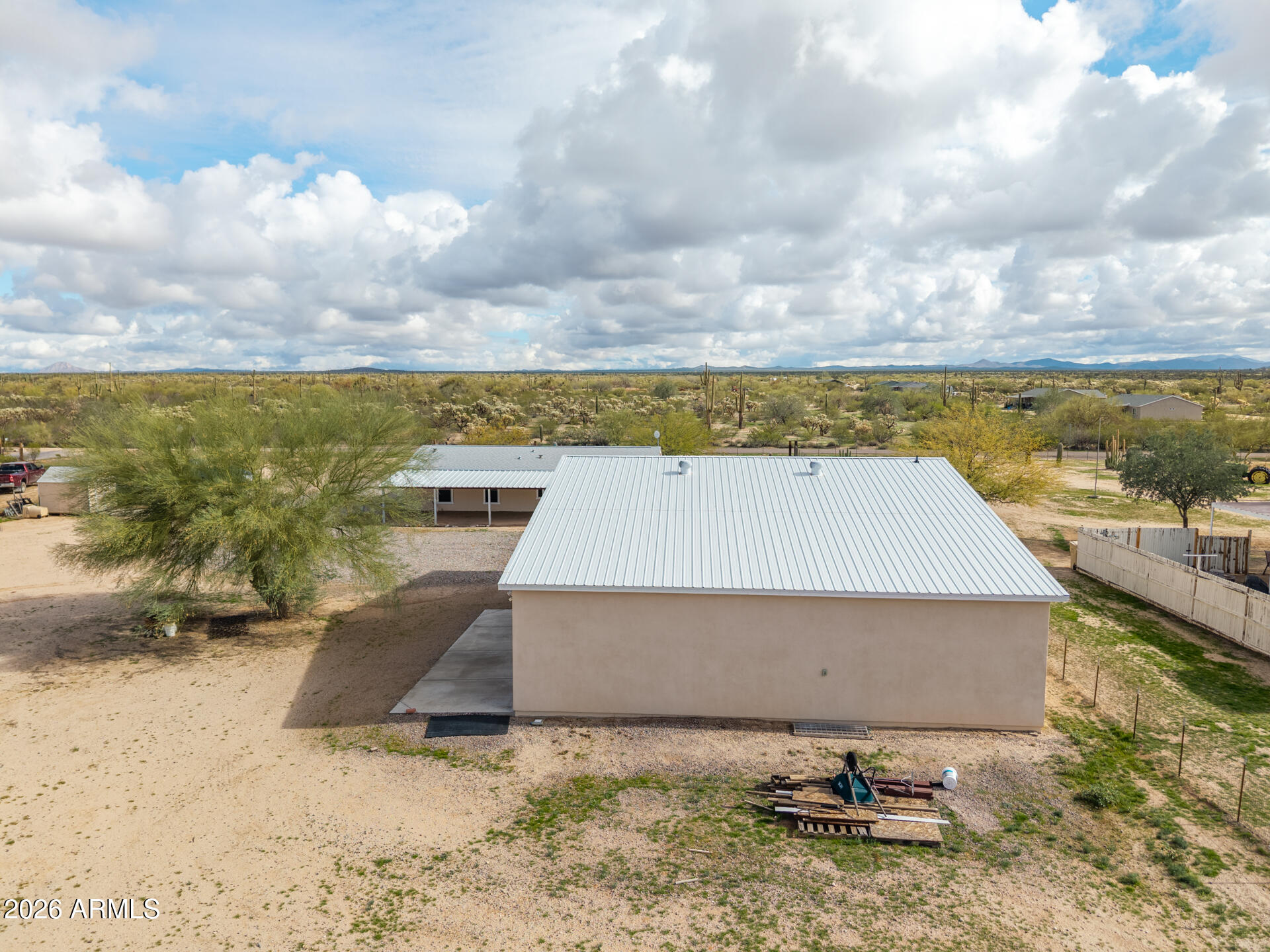 7312 North Reed Road Florence, AZ 85132 - Photo 61 of 66 an aerial view of a house with a garden