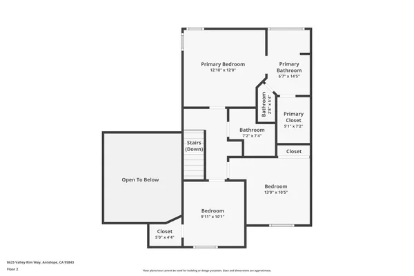 $474,900 | 8625 Valley Rim Way, Antelope, CA 95843