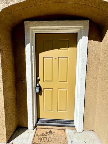 a view of front door