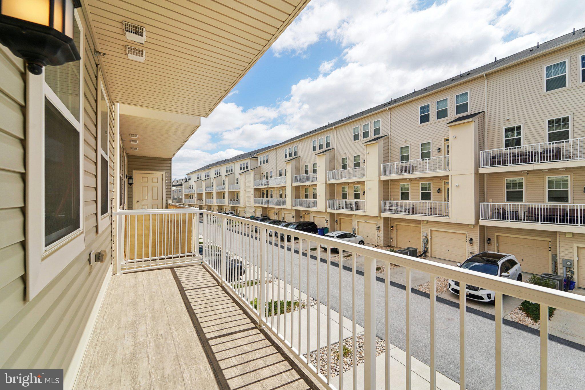 7101 Macon Street Frederick, MD 21703 - Photo 27 of 38 a view of a building from a balcony