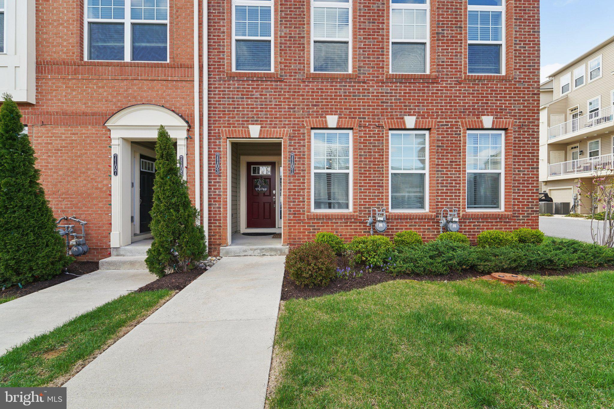 7101 Macon Street Frederick, MD 21703 - Photo 4 of 38 a front view of a building