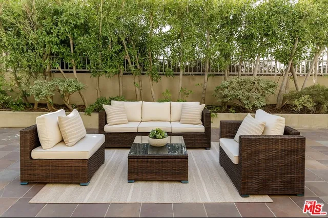 a backyard of a house