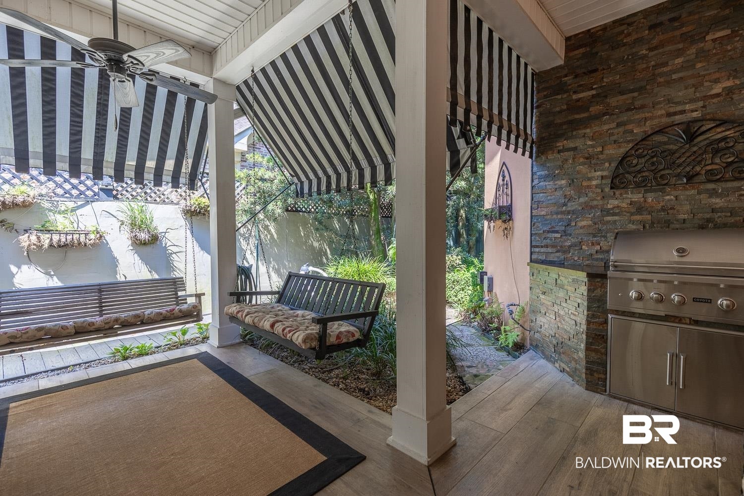 3 Springhill Trace Mobile, AL 36608 - Photo 9 of 35 Outside Porch with Cooking Grill