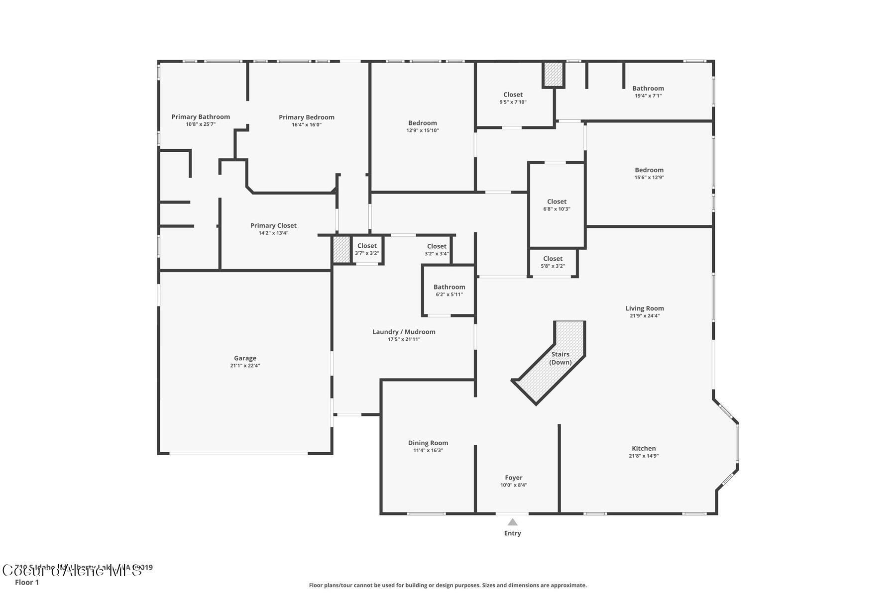 710 South Idaho Road Liberty Lake, WA 99019 - Photo 51 of 52 Main Level Floor Plan