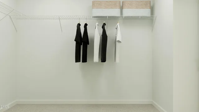 a view of walk in closet