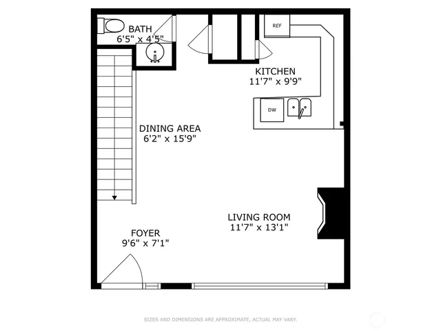 a picture of a bench in a wall