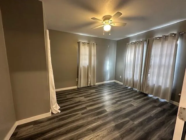 wooden floor in an empty room