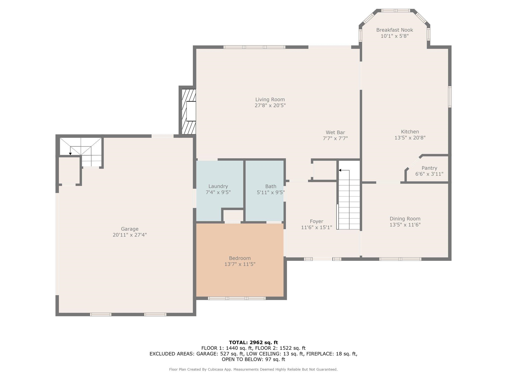 4149 Old Forest Road Memphis, TN 38125 - Photo 31 of 32 Floor plan