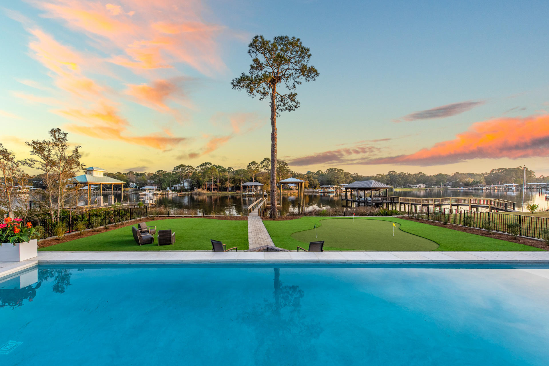 336 East Shipwreck Road Santa Rosa Beach, FL 32459 - Photo 20 of 73 a green field with an ocean view