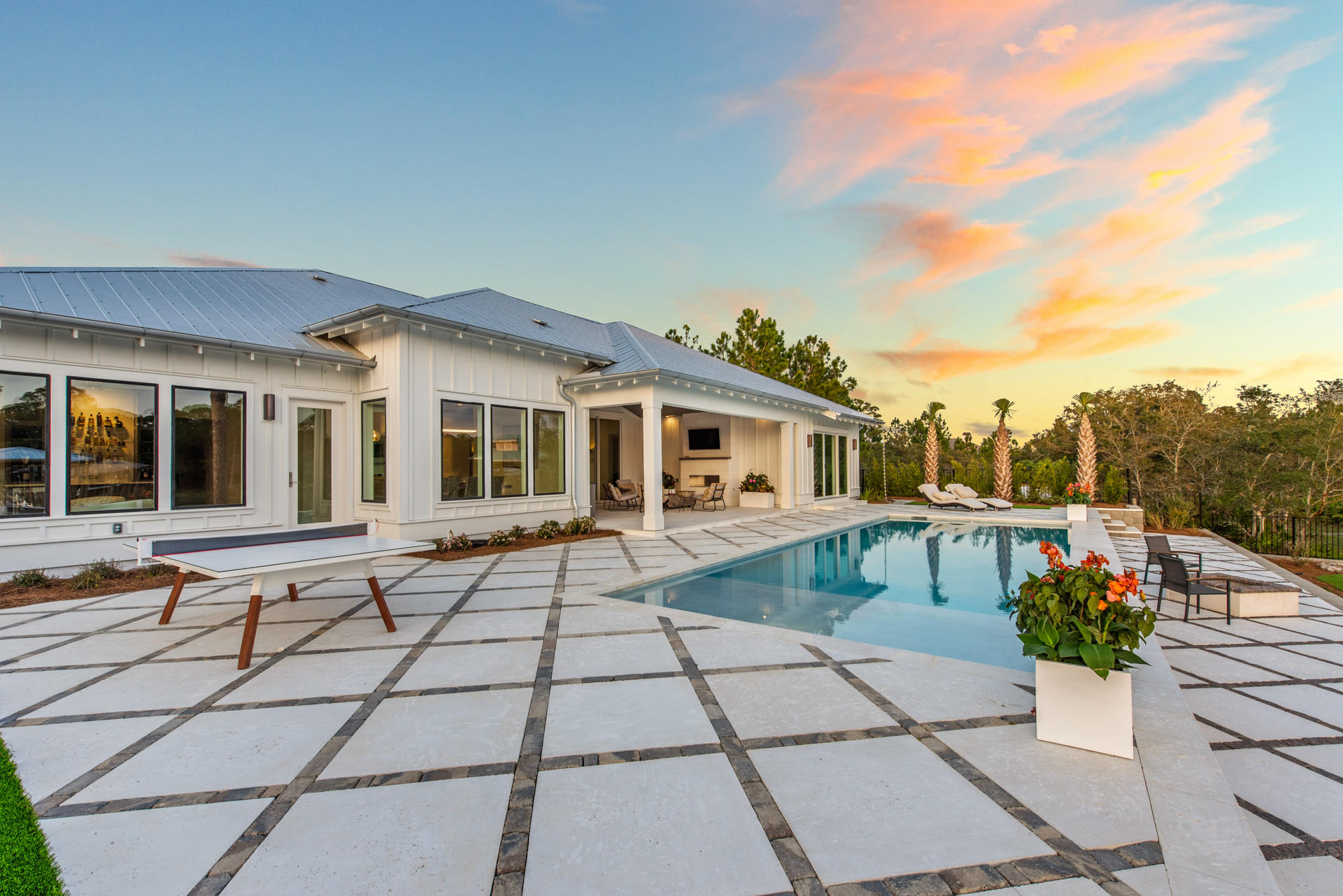 336 East Shipwreck Road Santa Rosa Beach, FL 32459 - Photo 33 of 73 a front view of house with yard outdoor seating and barbeque oven