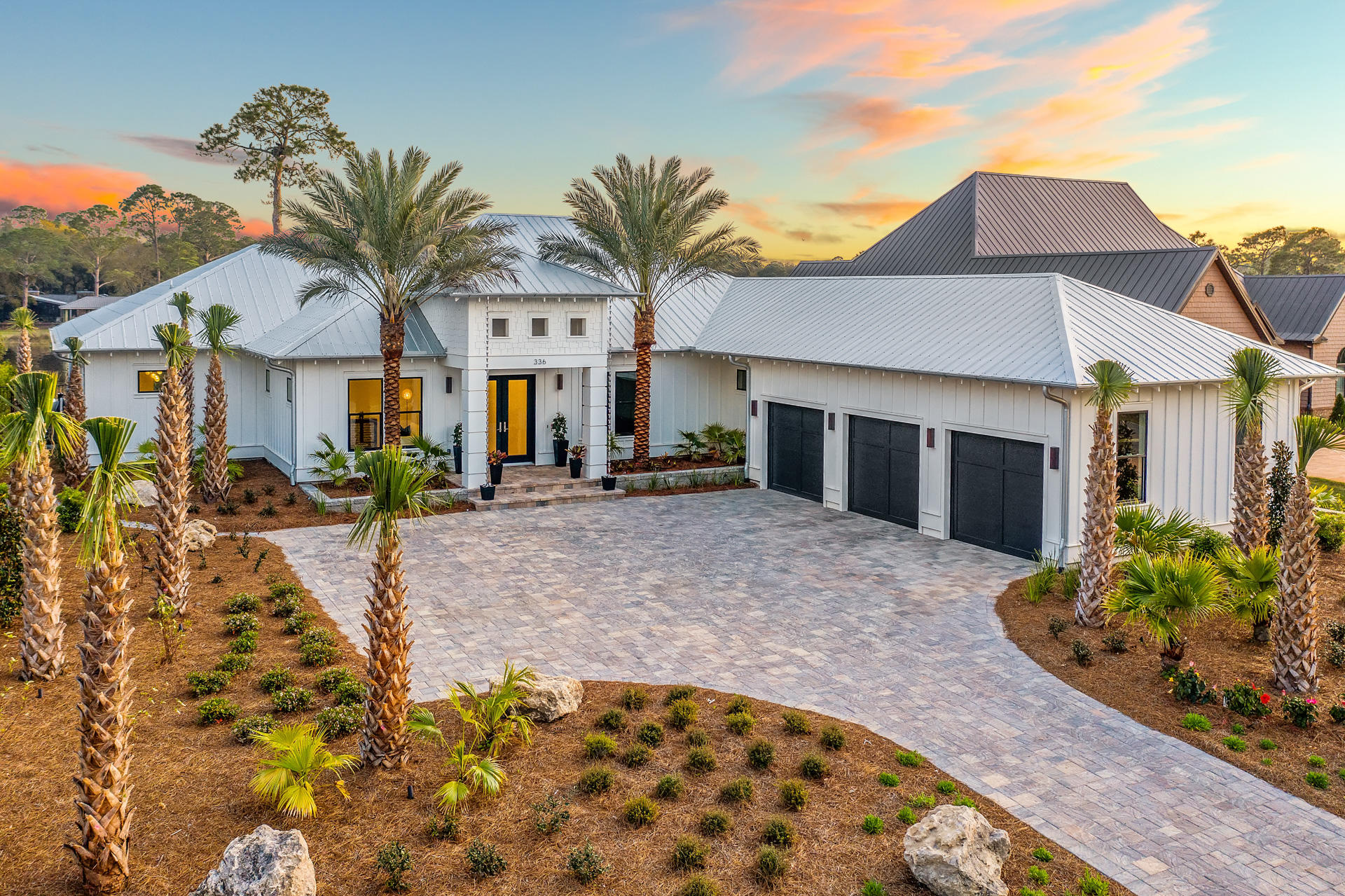 336 East Shipwreck Road Santa Rosa Beach, FL 32459 - Photo 5 of 73 front view of a house with a yard