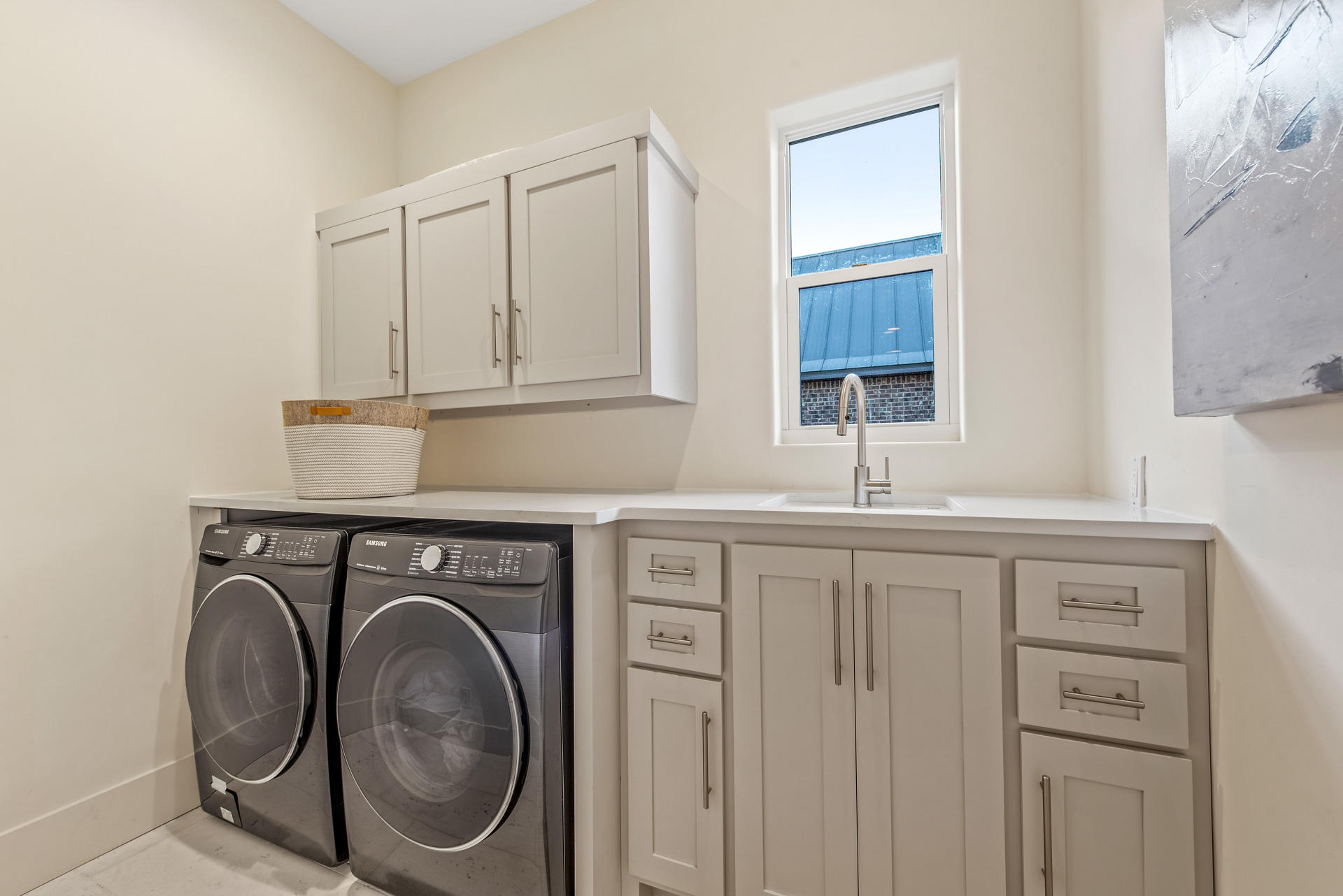 336 East Shipwreck Road Santa Rosa Beach, FL 32459 - Photo 72 of 73 a utility room with sink dryer and washer