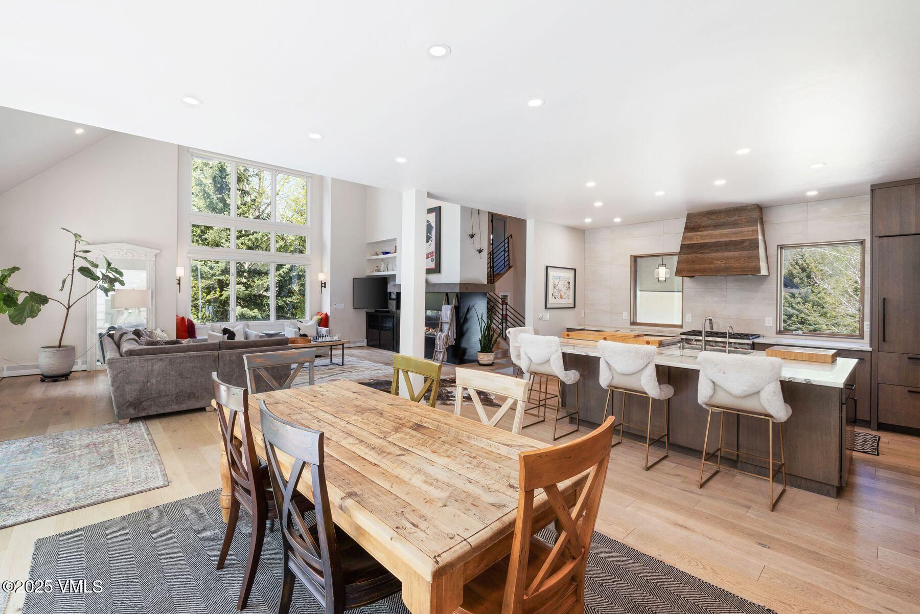 2036 Vermont Road Vail, CO 81657 - Photo 22 of 53 Dining to Living Room